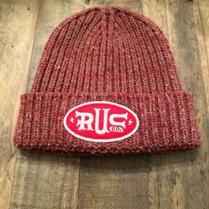 Rust knit Beanie